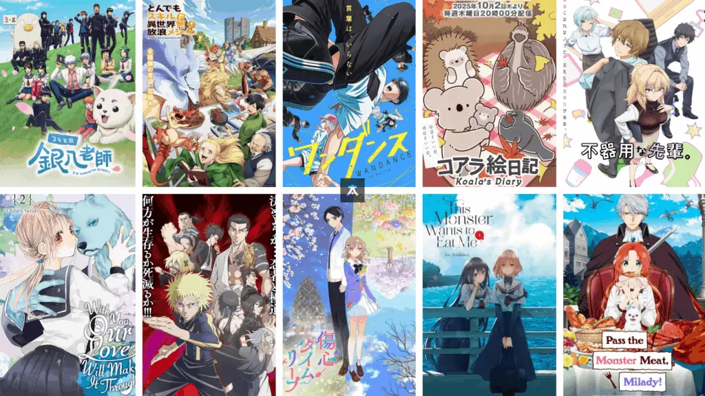 haftalık anime takvimi